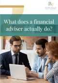 What does a financial adviser actually do